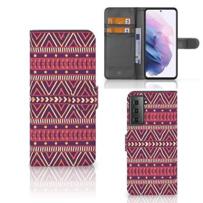 Samsung Galaxy S21 Plus | Telefoon Hoesje | Aztec Paars Samsung Galaxy S21 Plus | Telefoon Hoesje | Aztec Paars