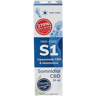 Neo Cure S1 Somnidiol liposomale CBD / Melatonine / B6 30 Milliliter Neo Cure S1 Somnidiol liposomale CBD / Melatonine / B6 30 Milliliter