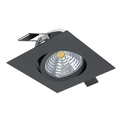 Eglo Richtbare led spotSaliceto vierkant - 6w - 2700K zwart - 98611