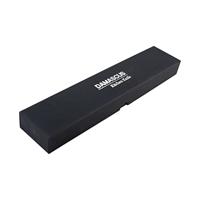 Homizu Shimauma officemes - 9cm - VG-10 damascus mes|G10 - zwart-wit - thumbnail