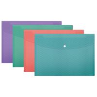 Esselte Colour'Breeze projectomslag A4, PP, assorti, pak van 4 - thumbnail