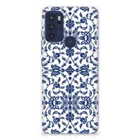 Motorola Moto G60s | TPU Case | Flower Blue - thumbnail