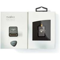 Nedis HDMI-Adapter | HDMI Male / HDMI Micro-Connector | HDMI Female / HDMI Output | 1 stuks - CVTB34907GY CVTB34907GY - thumbnail