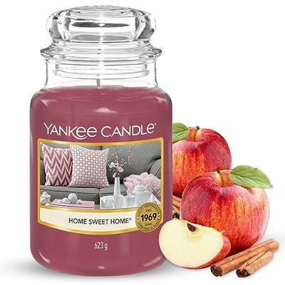 Yankee Candle Home Sweet Home kaars Cylinder Rood Mout, Anjer, Vanille 1 stuk(s)