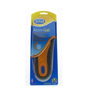 Scholl Inlegzolen Gel Activ Work Vrouw - 1 Paar