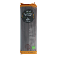 Yakso Rice noodle zwart bio 220 Gram - thumbnail