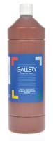 Gallery plakkaatverf, flacon van 1 l, donkerbruin - thumbnail