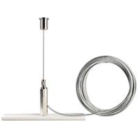 Deko Light 710094 D Line Seilabhängungshalter Mini mit 5,0m Abhängeseil 230V-railsysteemcomponenten Stroomrail 3-fasig Wit - thumbnail