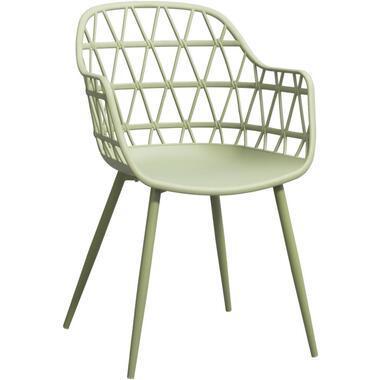 Terrasstoel Frejus - kunststof/groen