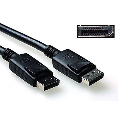 ACT 5 meter DisplayPort kabel, male - male, power pin 20 aangesloten.