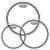Evans ETP-EC2SCLR-R EC2S Clear Rock Tom Pack 10-12-16 vellenset - thumbnail