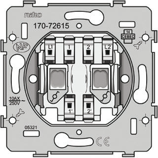 Niko wissel wisselschakelaar 170-72615 inbouwschakelaar