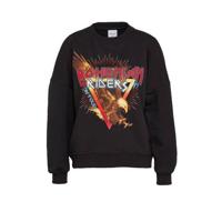 Colourful Rebel Bohemian Riders Trui  Zwart Dames - Loose Fit - Katoen - thumbnail