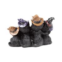 Heksen Zwarte Kat LED bubbelende ketel - thumbnail