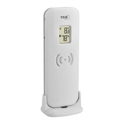 TFA Dostmann 30.3249.02 TFA-Dostmann 30.3249.02, LED, 1,5 V, 45 mm, 25 mm, 125 mm, 62 g Thermo- en hygrosensor Draadloos 433 MHz