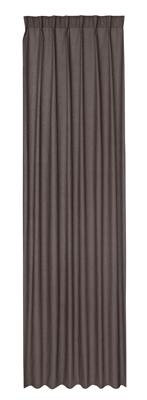 HEMA Kant en klaar gordijn met plooiband antraciet (antraciet)