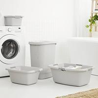 Rotho flowers wasmand 50l cool grey - thumbnail