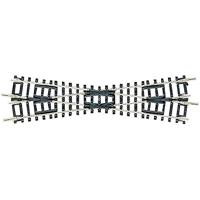 N Fleischmann rails (zonder ballastbed) 22245 Kruising 112.6 mm 15 ° 4 stuk(s) - thumbnail