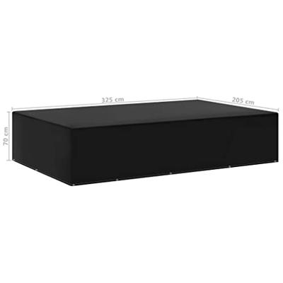 VidaXL Tuinmeubelhoes met 12 oogjes 325x205x70 cm VidaXL Tuinmeubelhoes met 12 oogjes 325x205x70 cm