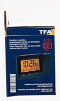 TFA Dostmann 60.5016.01 Wekker Zendergestuurd Digitaal Zwart - thumbnail