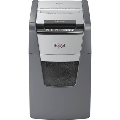 Rexel Optimum AutoFeed+ 150M Papierversnipperaar 150 vellen Micro cut 2 x 15 mm P-5 44 l Ook geschikt voor Paperclips, Nietjes, Creditcards Rexel Optimum AutoFeed+ 150M Papierversnipperaar 150 vellen Micro cut 2 x 15 mm P-5 44 l Ook geschikt voor Paperclips, Nietjes, Creditcards