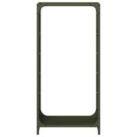 Brandhoutrek 44x28x90 cm koudgewalst staal olijfgroen - thumbnail