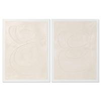Canvas Home ESPRIT Beige Modern Scandinavisch 90 x 3,5 x 120 cm (2 Stuks) - thumbnail