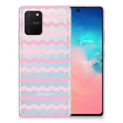 Samsung Galaxy S10 Lite | TPU bumper | Waves Roze