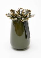 Madelief Vaas porselein 11x17cm groen - thumbnail