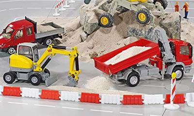 SIKU SUPER Wacker Neuson EW65 modelvoertuig - thumbnail