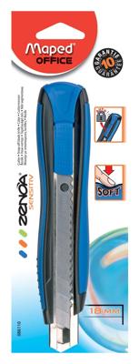 Maped cutter Zenoa Sensitiv mes van 18 mm Maped cutter Zenoa Sensitiv mes van 18 mm