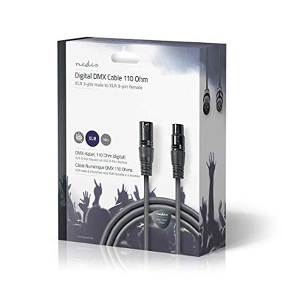 Benel xlr kabel 3-pins xlr male naar female 10m