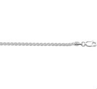 TFT Zilveren Ketting Vossestaart 1,7 mm x 45 cm - thumbnail