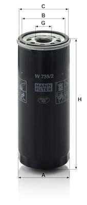 Oliefilter W7352