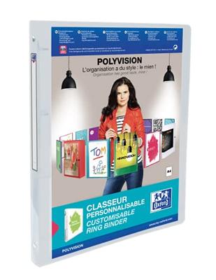 Ringband oxford polyvision a4 4r 20mm assorti | 12 stuks Ringband oxford polyvision a4 4r 20mm assorti | 12 stuks