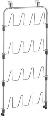 Tomado-Metaltex over the door space saver shoes@door schoenenetage voor deur zilver