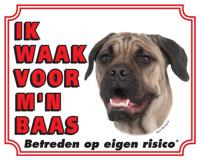 Bullmastiff Waakbord - thumbnail
