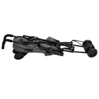 VidaXL Kinderbuggy staal lichtgrijs en zwart - thumbnail