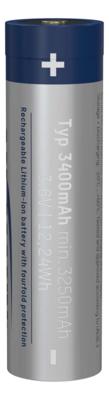 Ansmann 18650-3,4 Oplaadbare batterij (USB-C) 18650 Li-ion 3.7 V 3400 mAh 1 stuk(s) Ansmann 18650-3,4 Oplaadbare batterij (USB-C) 18650 Li-ion 3.7 V 3400 mAh 1 stuk(s)