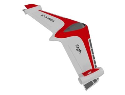 Xfly Eagle 40mm EDF PNP - Rood