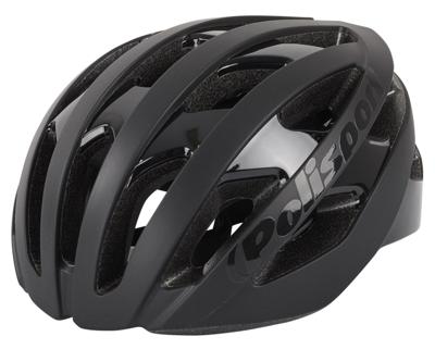 Polisport light pro fietshelm l 58-62cm mat zwart/zwart