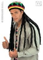 Rastamuts met extra lange dreadlocks - thumbnail