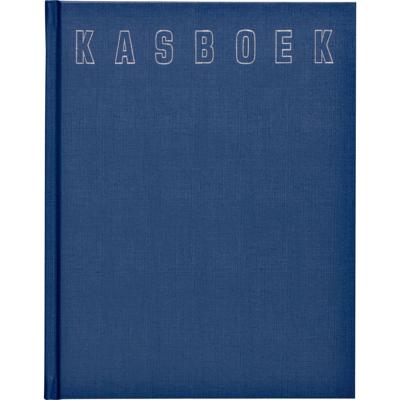 Kasboek 165x210mm 192blz 1 kolom blauw | 10 stuks
