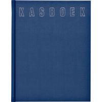 Kasboek 165x210mm 192blz 1 kolom blauw | 10 stuks - thumbnail