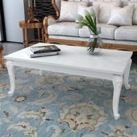 VidaXL Salontafel 115x65x42 cm hoogglans wit - thumbnail