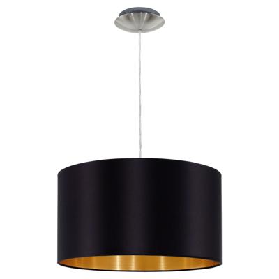 Eglo HanglampMaserlo 38cm zwart met goud - 31599