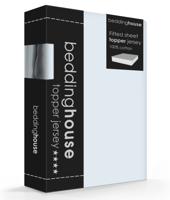 Beddinghouse Topdekhoeslaken Jersey Light Blue-140 x 200/210/220 cm - thumbnail