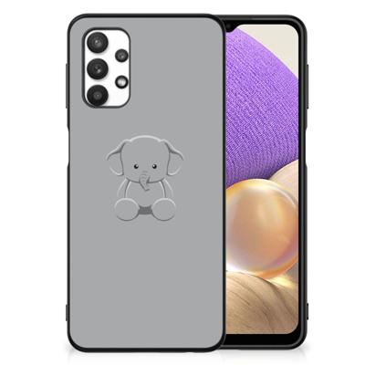 Samsung Galaxy A32 5G Hoesje Grijs Baby Olifant