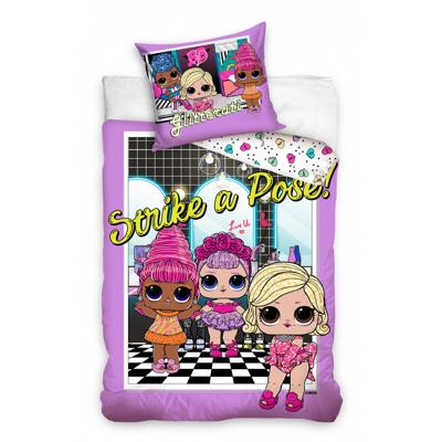 L.o.L. Surprise Dekbedovertrek! Strike a Pose 140 x 200 cm Katoen L.o.L. Surprise Dekbedovertrek! Strike a Pose 140 x 200 cm Katoen