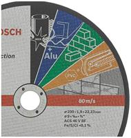Bosch Accessoires Doorslijpschijf recht Rapido Multi Construction ACS 46 V BF, 230 mm, 22,23 mm, 1,9 mm 1 stuks - 2608602767 - thumbnail